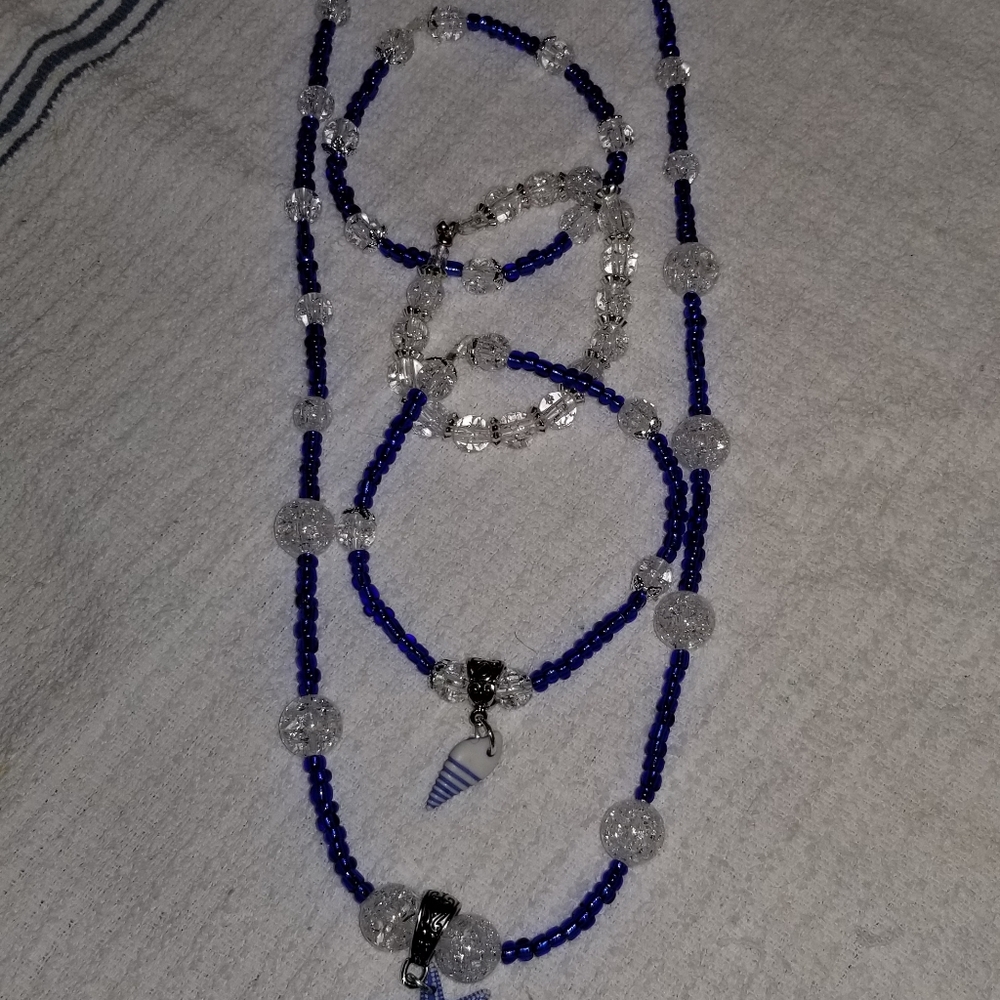 Glass beaded jewelry